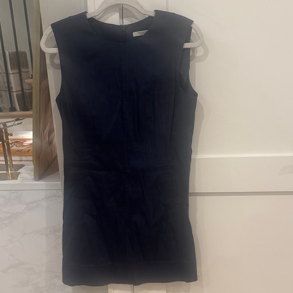 MM Lafleur Navy Sleeveless Mini Dress